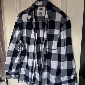 Old Navy flannel style button up shirt